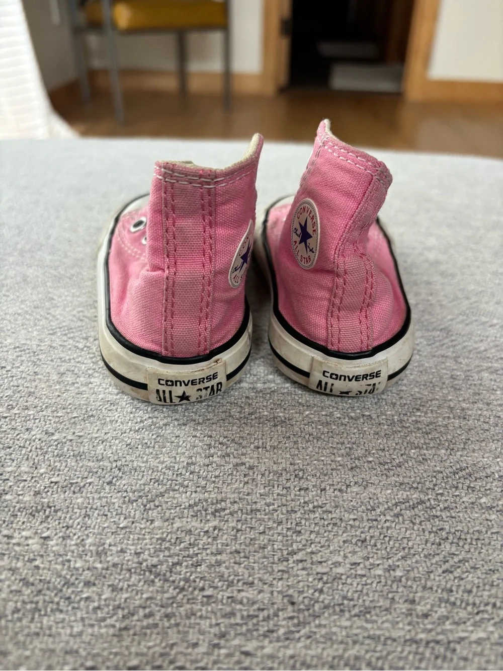 Converse Kids Pink High-Top Canvas Sneakers
